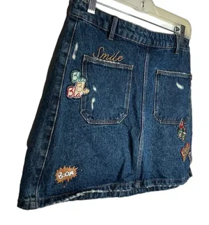 Zara Trafaluc Denim‎ Skirt thumbnail 1