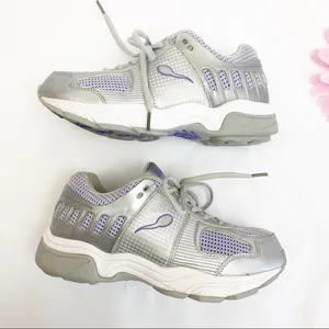 G-Defy Gravity Defyer Athletic Running Walking Shoes Sneakers: Grey/Purple/White thumbnail 5