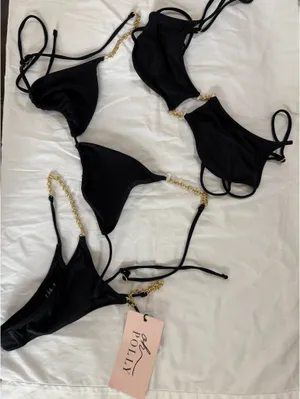Bikini set (two tops) Black thumbnail 1