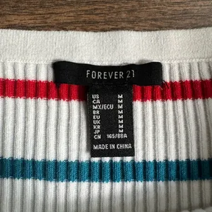 FOREVER 21 Striped Tube Top thumbnail 4