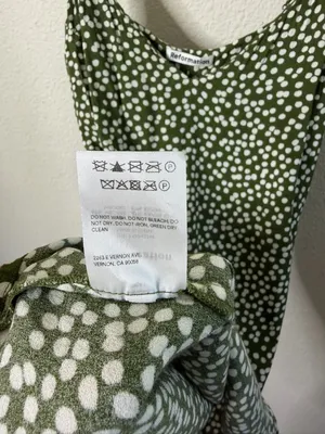 Reformation‎ Marlowe Mini Dress Green Womens Size M thumbnail 7