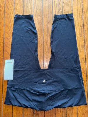 Lululemon Align High Rise 25” Black Size 18 NWT thumbnail 1
