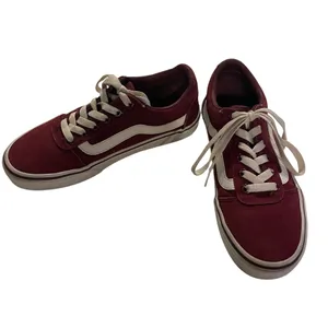 Vans Ward Burgundy Skate Low Top Sneakers Women’s Size 6.5 Lace Up thumbnail 1