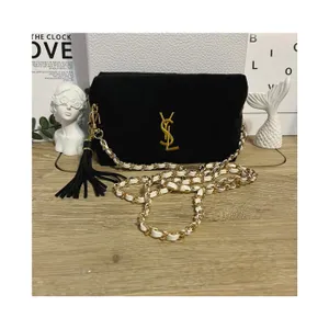 Yves Saint Laurent cosmetic Bag Pouch clutch Crossbody thumbnail 3