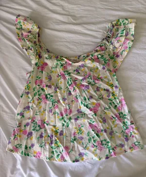 Blu Pepper Floral Blouse thumbnail 1