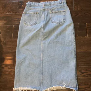 Denim maxi skirt size large thumbnail 5