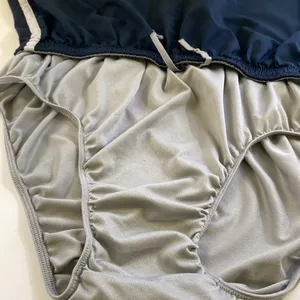Nike Dri-Fit Women Blue Athletic Brief Lined Running Shorts Pants. Size-Large. thumbnail 11
