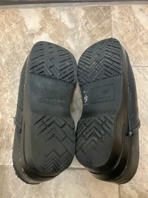 Dansko Professional Black Leather Clogs 7.5 thumbnail 6