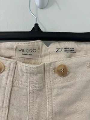 Pilcro‎ The Kit High-Rise Wide-Leg Utility Trouser Jeans Size 27 thumbnail 4