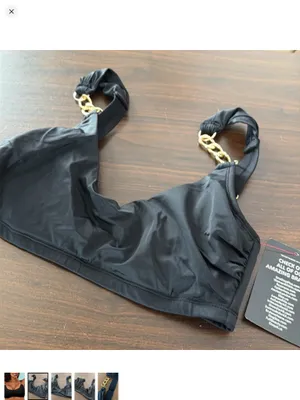 NWT Swimsuits For All Chain Strap Underwire Bikini Top Swimsuits For All Sz 8 thumbnail 2
