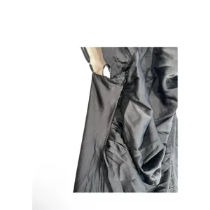 NEW ASTR The Label Satin Maxi Dress Womens XS Black Halter Neck Spaghetti Strap thumbnail 3