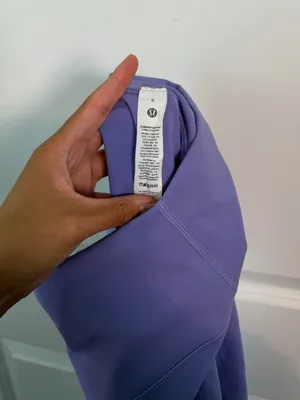 lululemon athletica Lavender High-Rise Stretch Leggings Size 6 WunderTrain thumbnail 3