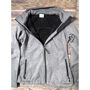 Columbia Womens Medium Softshell‎ Jacket Gray Full Zip Pockets Outdoors Active thumbnail 3