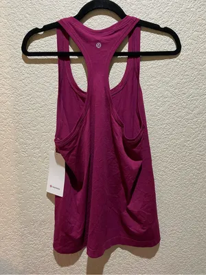 lululemon athletica NWT Swiftly Tech Racerback Tank Top 2.0 Magenta Purple 10 thumbnail 5