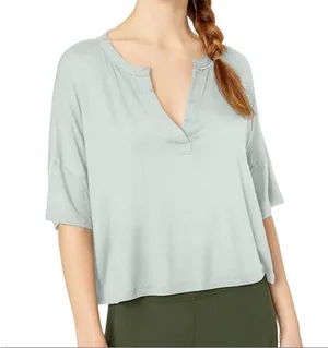 Beyond Yoga Women's Glacier Blus Swinging Cropped Tee Size Medium thumbnail 2