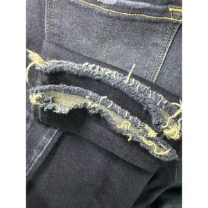 KanCan Womens Mid Rise Stretch Distressed Hem Skinny Denim Jeans Blue Size 15/31 thumbnail 7
