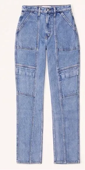 Abercrombie & Fitch the ‘90s straight ultra high rise denim size 31 / 12 thumbnail 1