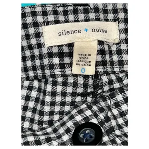 Silence + Noise Checker Mom Pant  thumbnail 5
