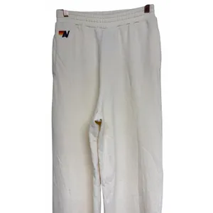 Aviator Nation Wide Leg Pocket Sweatpants Vintage White Women's‎ Size Medium thumbnail 3