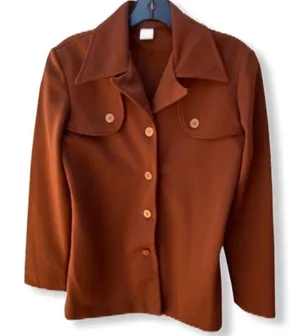 Vintage Polyester Jacket‎ Size 10 thumbnail 1