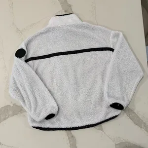 Fabletics Larissa Sherpa Fleece Zip Up Jacket Women’s Small White/Black Cozycore thumbnail 12