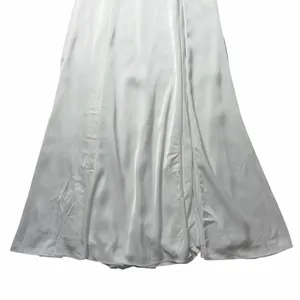 Katie May Ivory White Satin Blossom Maxi Gown Womans S thumbnail 4