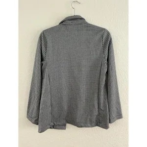 Wallflower Blazer Size M Houndstooth Knit Open Front Cardigan Jacket WNG13653T thumbnail 2