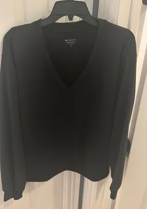 Athleta V-Neck Sweatshirt thumbnail 1