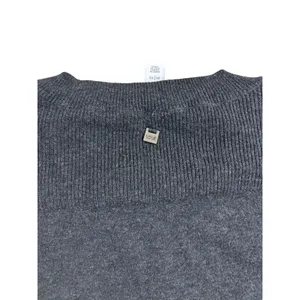 Lole Dark Gray Long Sleeve V-Neck Casual‎ Sweater Dress Pockets XL thumbnail 10