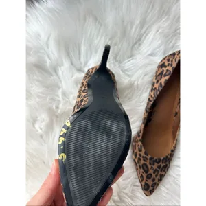 H&M animal print heels size 37 or 6 1/2 thumbnail 3