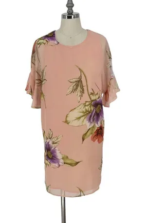 New‎ Three Eighty Two Women's Floral Print Dress XS $48 thumbnail 1