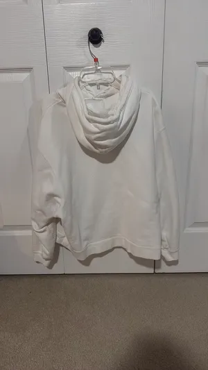 White Nike Hoodie Women’s M thumbnail 3