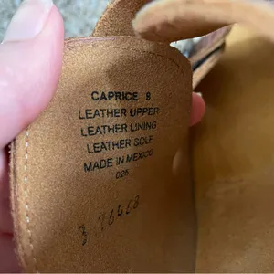 Freebird By Steven Caprice Sandal Brown Leather Size 8 Double Buckle Western thumbnail 6