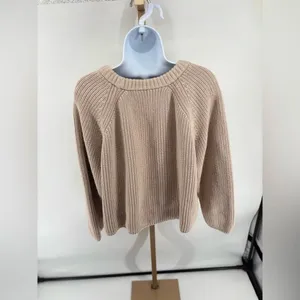 JENNI KAYNE Cotton Fisherman Crewneck Sweater Womens Size 1X Minimalist thumbnail 10