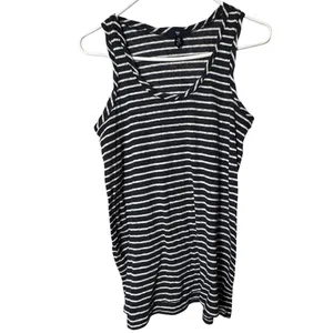 Gap Women's Striped Sleeveless Basic Tee  Sz XS thumbnail 3