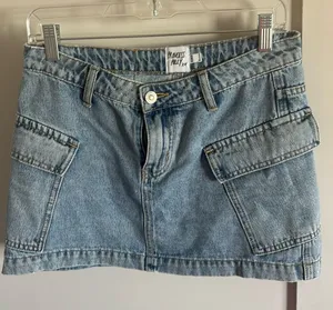 Princess Polly Mini Denim Skirt thumbnail 1