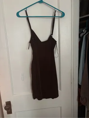 Grey Bandit Brown Mini Dress thumbnail 2