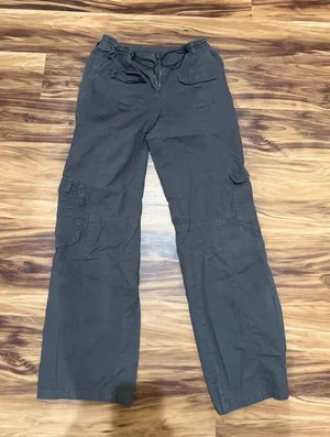 Brandy Melville Kim Cargo Pants Grey thumbnail 1