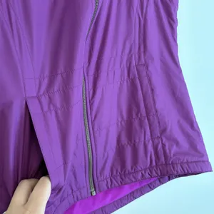 Columbia Vest Womens L Purple Fleece Lined Insulated Zip Outdoor Ski Lightweight thumbnail 3