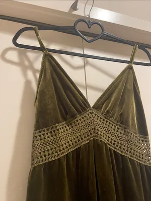 Cider velvet green jumpsuit size small NWT #28 thumbnail 3