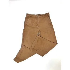 Everlane High Waist Cropped Wide Leg Regular Pants Camel 14 thumbnail 2