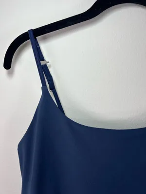 Abercrombie & Fitch Traveler Mini Dress Navy Lined Stretchy Golf Pickleball Sz M thumbnail 3