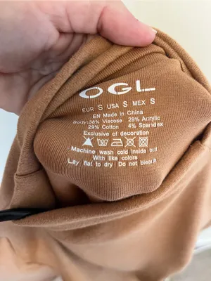 NWT OGL Eco Mousse Ruched Long Sleeve Premium warmth mock neck Shirt small thumbnail 6