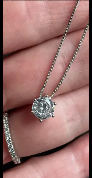 Vintage Sterling Silver necklace thumbnail 4