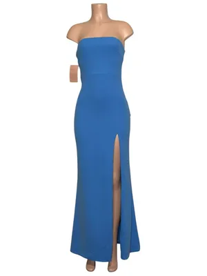 BHLDN Adalynn Strapless Gown, Cerulean Blue, XS thumbnail 4