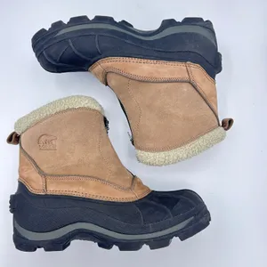 Sorel Snow Boots Women's Fleece Waterproof Winter Insulated Black‎ Brown 7.5 thumbnail 8