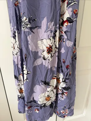 Altar'd State Lavender Floral Halter Maxi Dress thumbnail 4