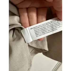 Zara women's tan short sleeve‎ crew neck tee size Small NEW thumbnail 4