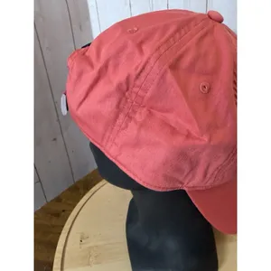 Titleist Golf Hat Cap Coral Adult Adjustable Unisex‎ 100% Cotton Small Logo Euc thumbnail 4