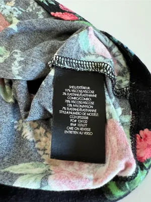 Alice + Olivia Women's Melva Black Floral Print Racerback Crop Tank Top Stretch thumbnail 8